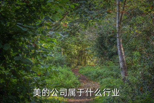 美的公司屬于什么行業(yè)