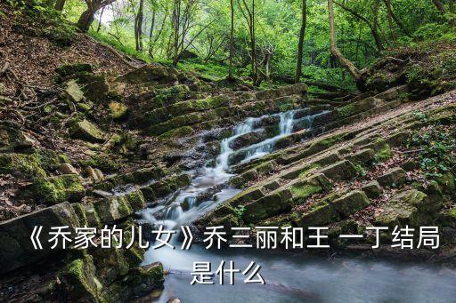 《喬家的兒女》喬三麗和王 一丁結(jié)局是什么