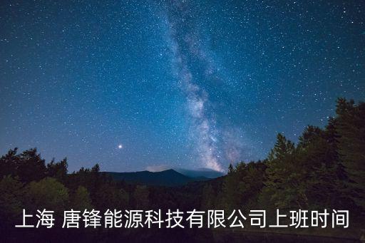 上海 唐鋒能源科技有限公司上班時(shí)間