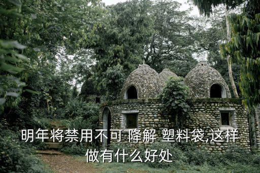 明年將禁用不可 降解 塑料袋,這樣做有什么好處