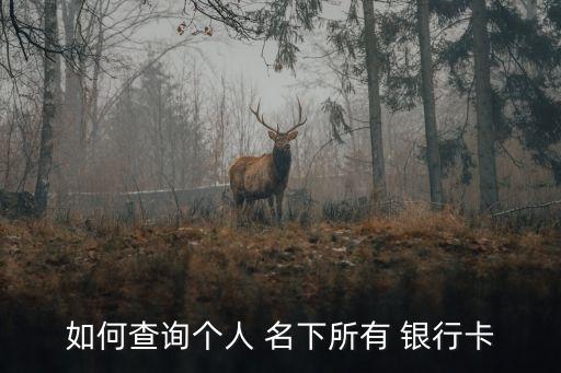 怎么查名下銀行卡,手機上怎么查名下銀行卡