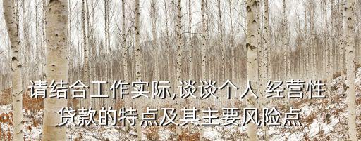 經(jīng)營(yíng)性貸款