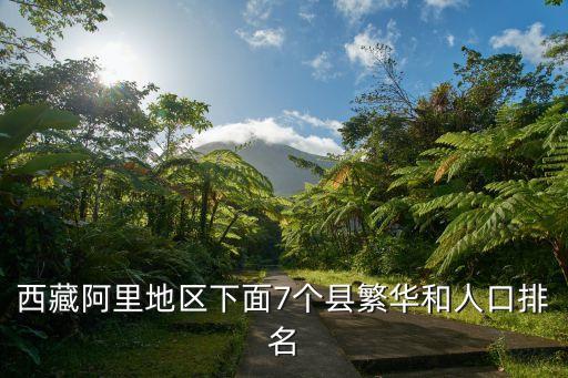 西藏阿里地區(qū)下面7個(gè)縣繁華和人口排名