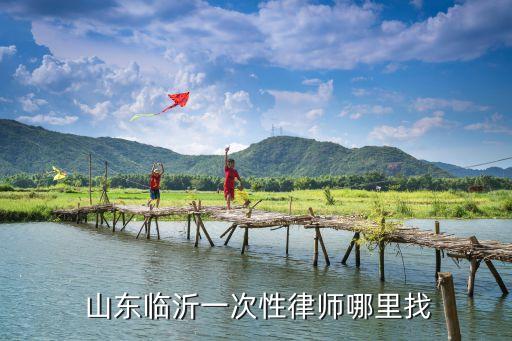  山東臨沂一次性律師哪里找