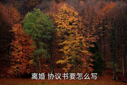 協(xié)議離婚書怎么寫,子女已滿18歲,夫妻協(xié)議離婚書怎么寫