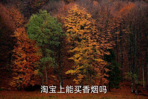 淘寶上能買(mǎi)香煙嗎