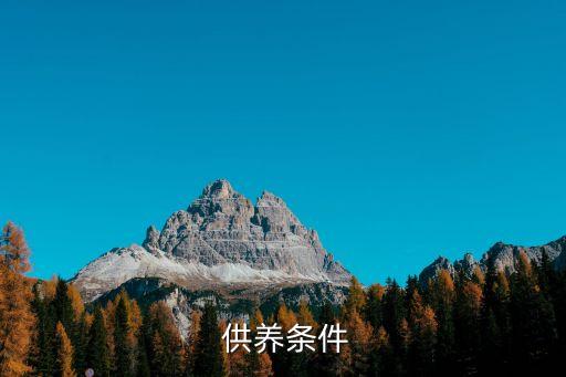  供養(yǎng)條件