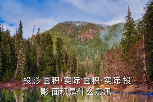 投影面積怎么算,全屋定制投影面積怎么算
