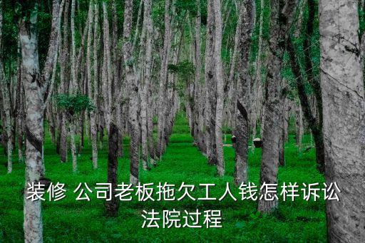 怎樣和裝修公司打官司,跟裝修公司打官司請(qǐng)律師要多少錢