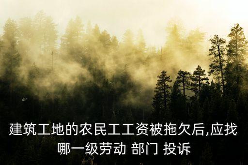 勞務(wù)投訴找哪個(gè)部門,工作勞務(wù)不給工資投訴哪個(gè)部門