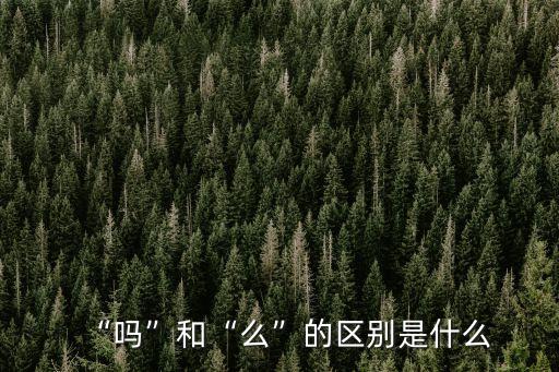 是么,什么的田野