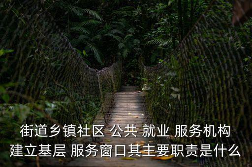 公共就業(yè)服務(wù)