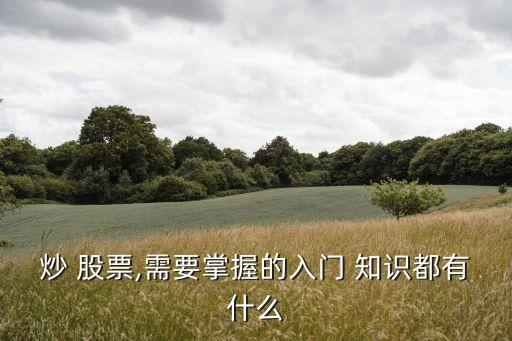 股票知識(shí)大全,財(cái)經(jīng)股票基礎(chǔ)知識(shí)