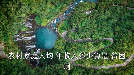 農(nóng)村家庭人均 年收入多少算是 貧困啊