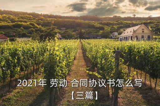 2021年 勞動(dòng) 合同協(xié)議書怎么寫【三篇】