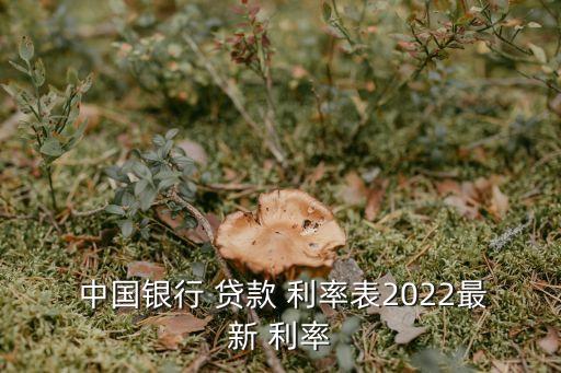 中國銀行貸款利率