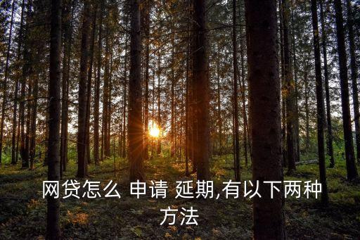 網(wǎng)貸怎么申請延期還款,浦發(fā)信用卡逾期協(xié)商還款的流程