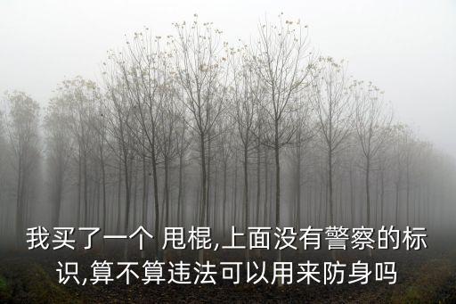 甩棍是違禁品嗎,私家車上放甩棍是違禁品嗎