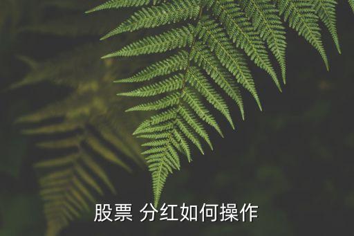 分紅派息