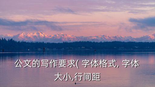 文件字體字號(hào)要求,公司紅頭文件字體字號(hào)要求