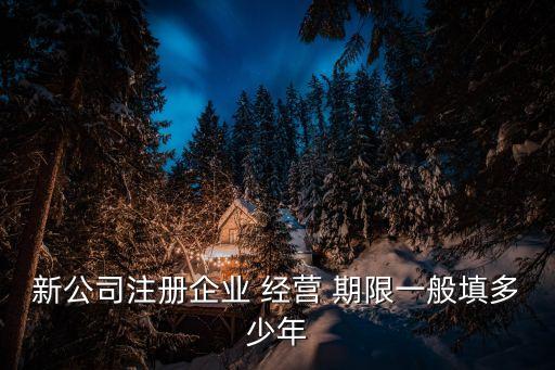 經(jīng)營期限怎么填,個(gè)體工商戶經(jīng)營期限怎么填