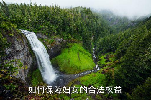如何保障婦女的合法權(quán)益