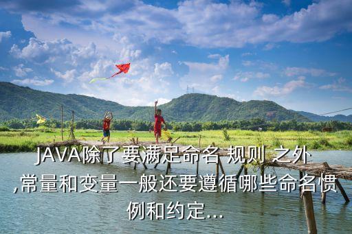 JAVA除了要滿足命名 規(guī)則 之外,常量和變量一般還要遵循哪些命名慣例和約定...