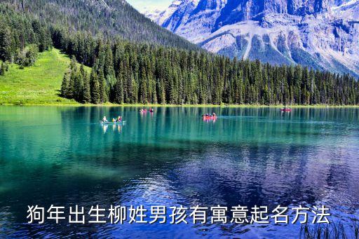 狗年出生柳姓男孩有寓意起名方法