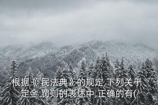 民法典定金罰則條款,我國民法典關(guān)于定金罰則是如何規(guī)定的