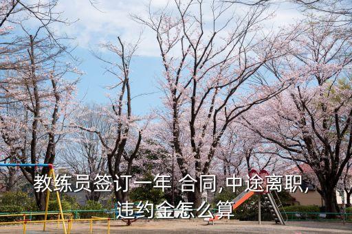 簽勞動(dòng)合同違約金怎么算