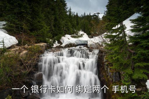 一個 銀行卡如何 綁定兩個 手機號