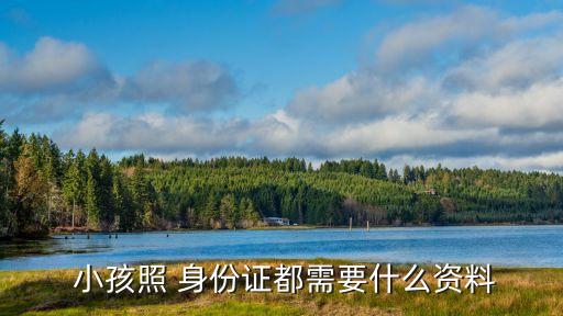  小孩照 身份證都需要什么資料