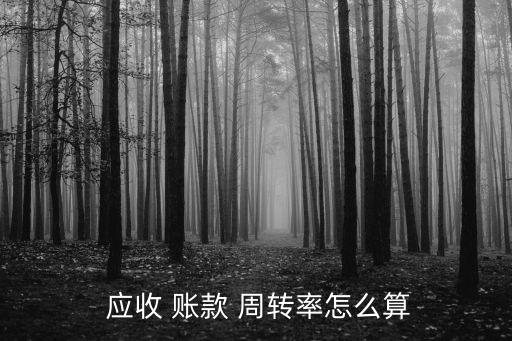 應(yīng)收賬款周轉(zhuǎn)率計(jì)算公式,流動(dòng)資產(chǎn)周轉(zhuǎn)率計(jì)算公式