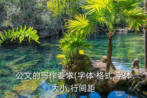 公文令的格式,公文格式要求及字體