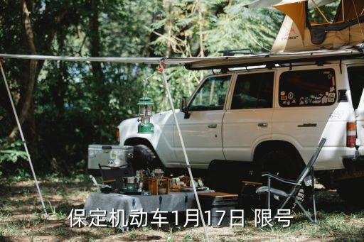 保定機動車1月17日 限號
