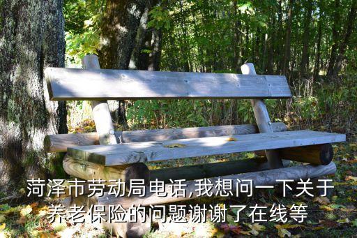  菏澤市勞動(dòng)局電話,我想問一下關(guān)于養(yǎng)老保險(xiǎn)的問題謝謝了在線等