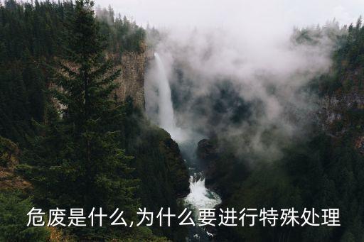  危廢是什么,為什么要進(jìn)行特殊處理