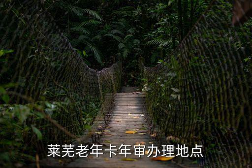 萊蕪老年卡年審辦理地點(diǎn)