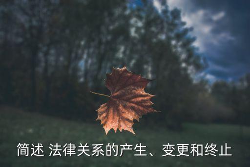 合同法律關(guān)系的產(chǎn)生,能夠引起合同法律關(guān)系產(chǎn)生
