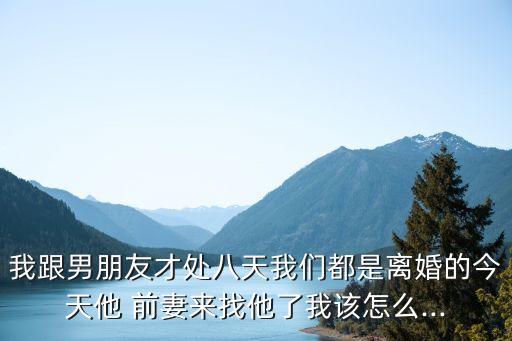 我跟男朋友才處八天我們都是離婚的今天他 前妻來找他了我該怎么...