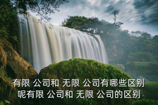 無限責(zé)任公司
