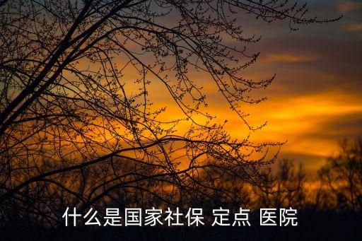 定點(diǎn)醫(yī)院