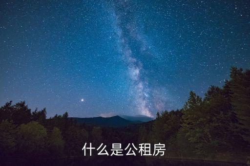 什么是公租房