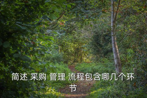 公司采購管理流程,采購合同電子版本