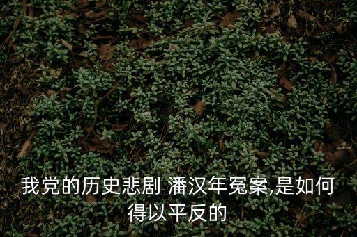 潘漢年案件