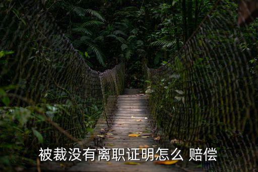 被裁沒(méi)有離職證明怎么 賠償