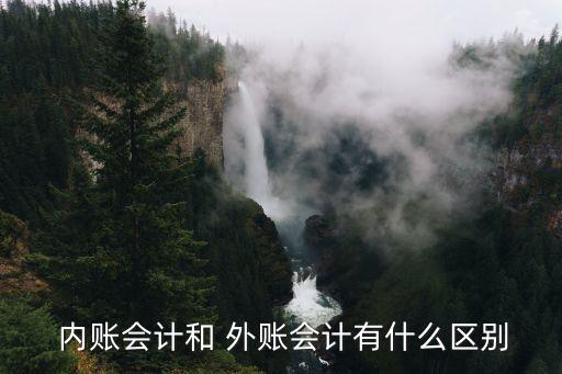  內賬會計和 外賬會計有什么區(qū)別