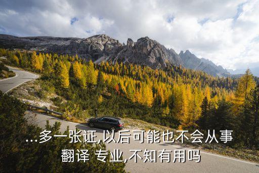 翻譯專業(yè)資格證有什么用,考翻譯資格證需要什么學(xué)歷