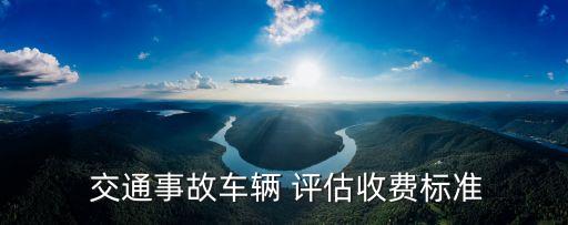  交通事故車輛 評估收費標準