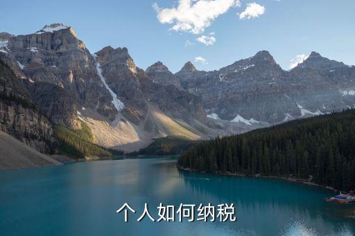 個(gè)人如何納稅